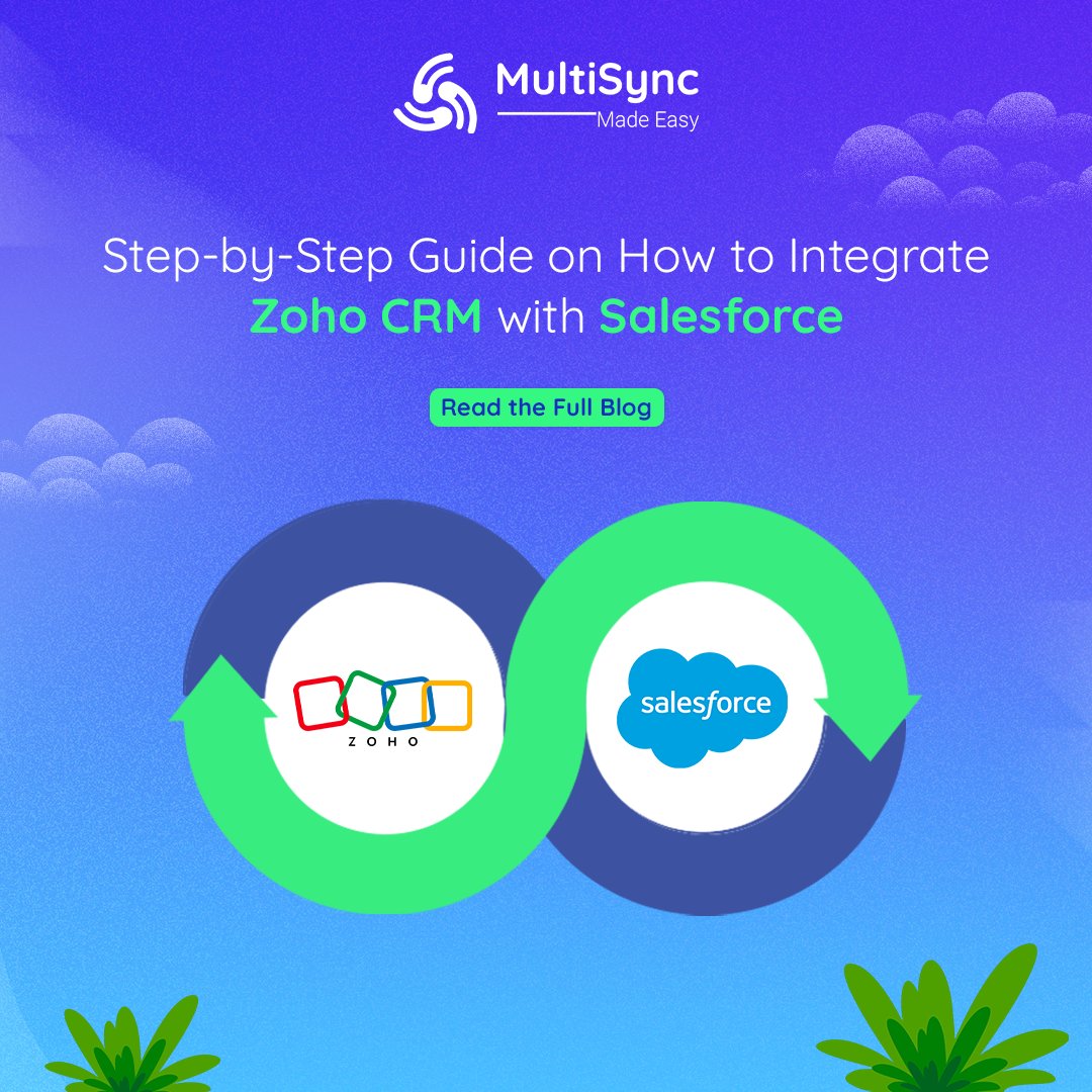 Multisynceasy's tweet image. Say goodbye to manual syncs!
MultiSync Made Easy shows you how to integrate @zoho CRM with @salesforce in real time - no coding required.
Read the full blog: bit.ly/46Wxisr
#zohointegration #salesforce #multisyncmadeeasy #nocodeintegration #realtimesync