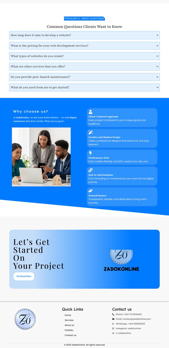 zadok_xage's tweet image. Minimalistic is love - ZadokOnline almost done👨‍💻

#websitedesign #webdeveloper #wordpress
