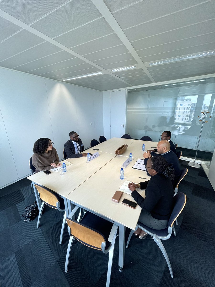 The Secretary General of the OACPS, H.E. Mr. Moussa Saleh Batraki, received Mr. Sadick Chombo, Charge d’affairs of the Republic of Namibia, at the new OACPS headquarters.

Their discussions focused on strengthening cooperation with Namibia. The Secretary-General took the