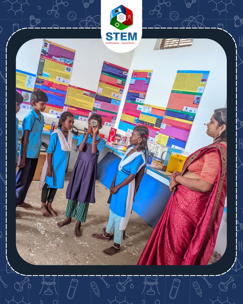 STEMLearning_IN's tweet image. Curiosity in Light and Shadow
Students at the Govt. MS Baradiya explored reflection and shadow with STEM Learning’s Periscope and Kaleidoscope.
@NpcilOfficial CSR support brings STEM to life.
#CSRImpact #STEMLearning #NPCIL
