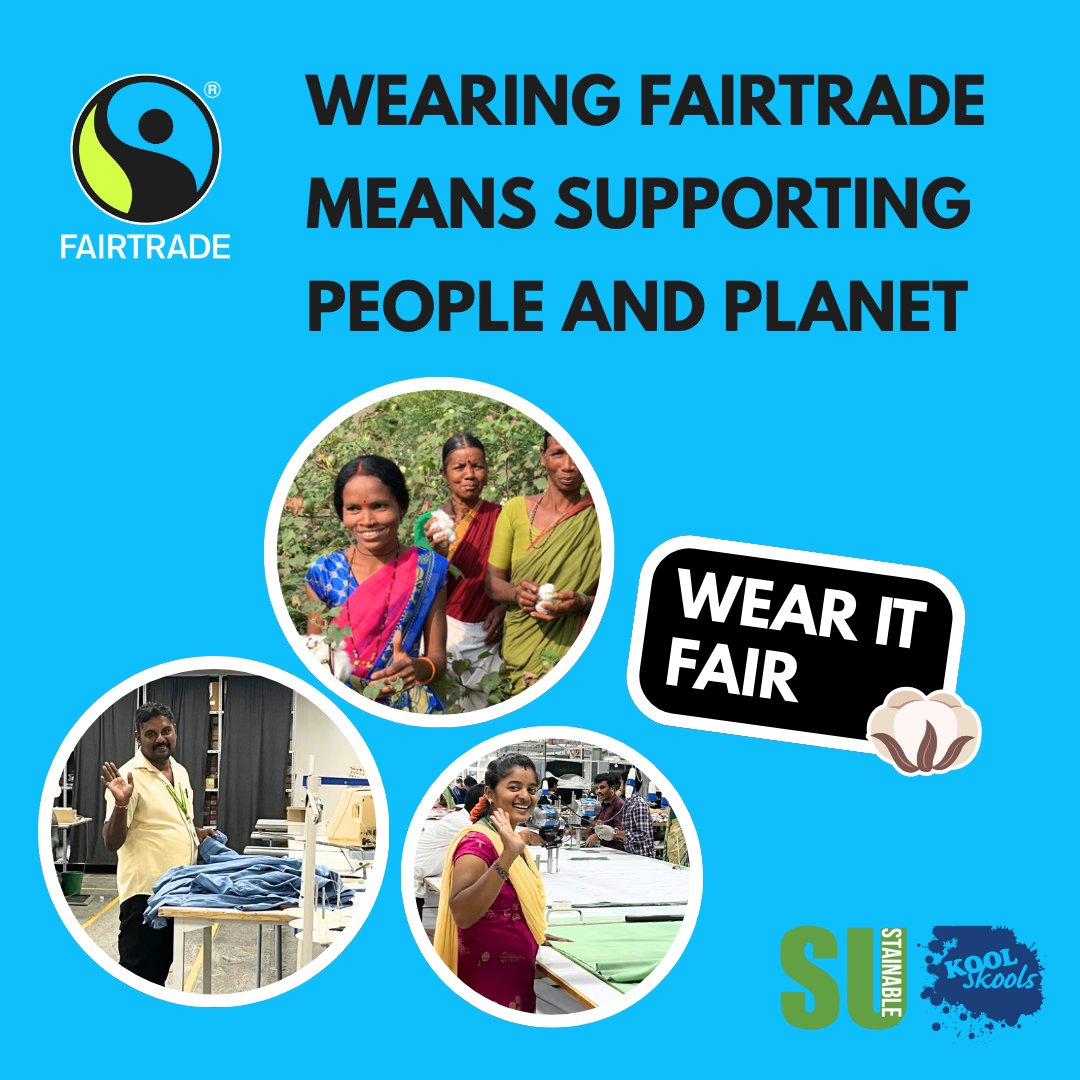 Why choose #Fairtrade clothing? 👕🌍
It’s not just about quality...it’s about impact.
When you buy Fairtrade, you support farmers and workers with fair prices, safe working conditions, and empowered communities.
Wear your values. Choose Fairtrade.🙌🏻
#fairtradefortnight #DoItFair