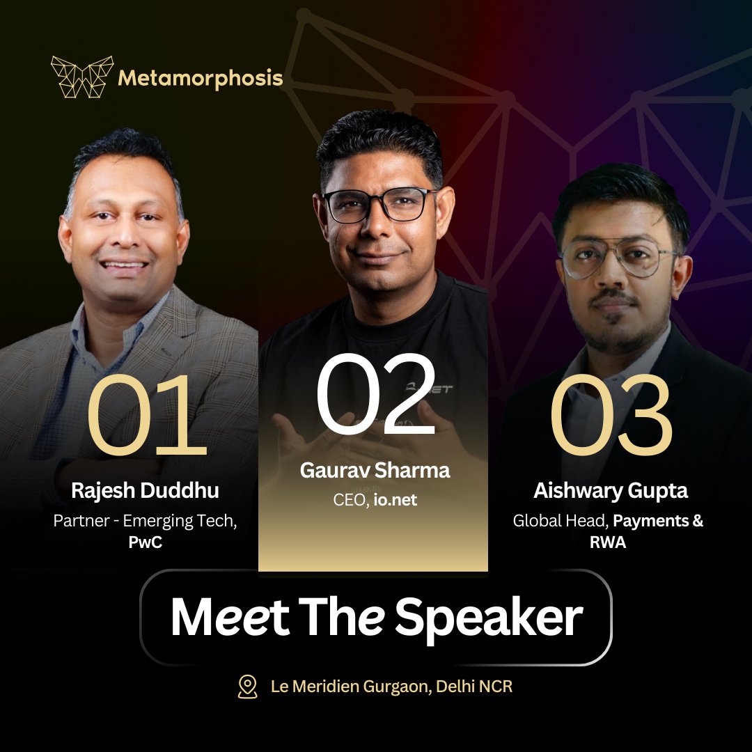 IBTxOfficial's tweet image. 3 leaders

 Emerging Tech | 🚀 AI Infra | 💳 Payments

Rajesh Duddhu | Gaurav Sharma | Aishwary Gupta

👉 metamorphosis.octaloop.com

#Metamorphosis2025