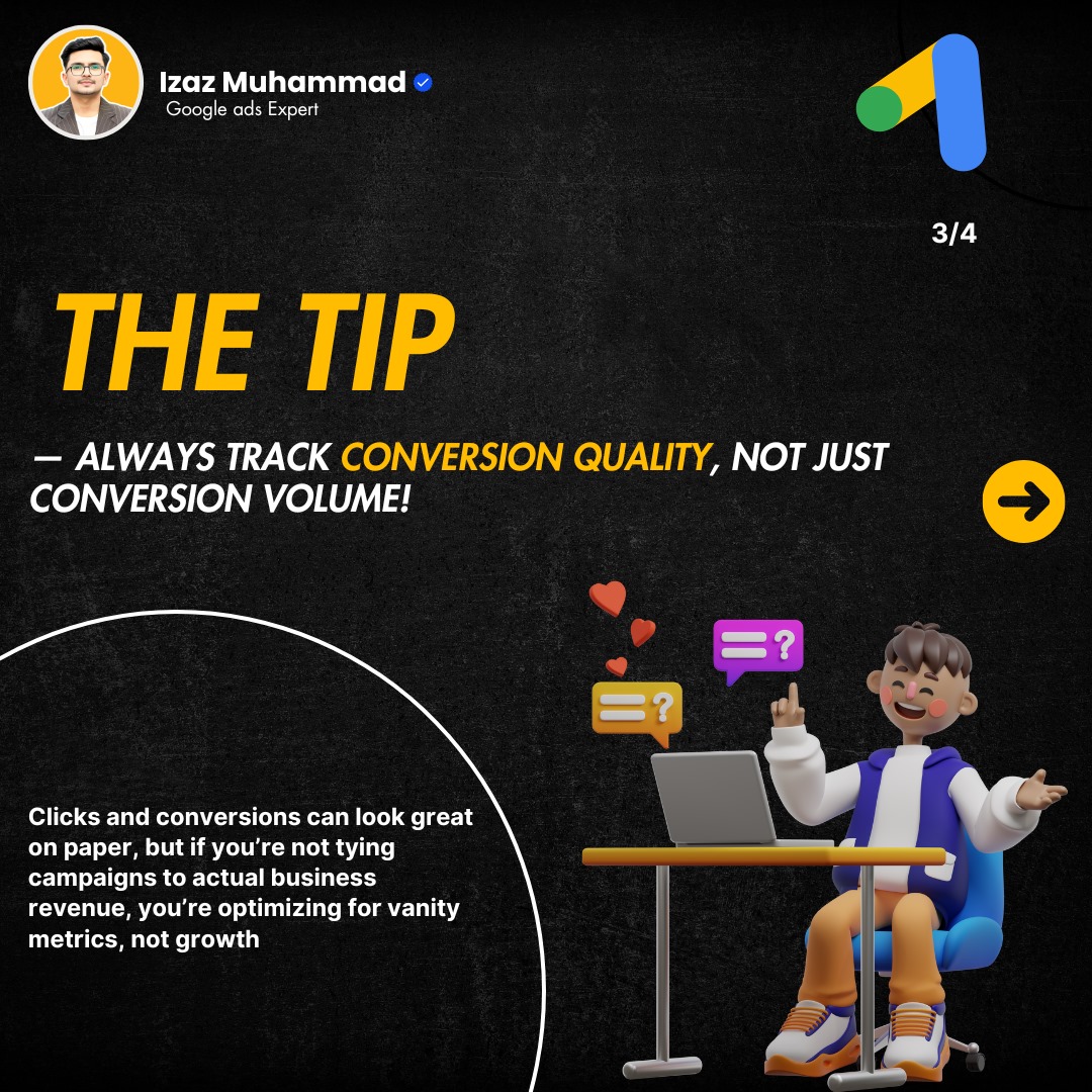 izazgoogleads's tweet image. One small mistake is killing most Google Ads accounts.
I explained it in 4 slides.
Start from the first one.
. 
. 
. 
#googleads #adstips