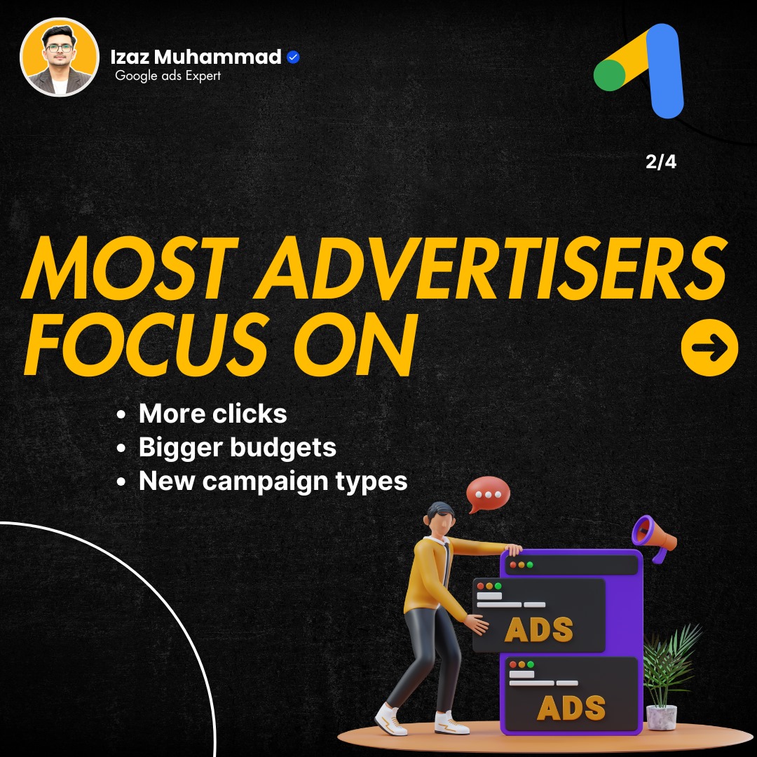 izazgoogleads's tweet image. One small mistake is killing most Google Ads accounts.
I explained it in 4 slides.
Start from the first one.
. 
. 
. 
#googleads #adstips