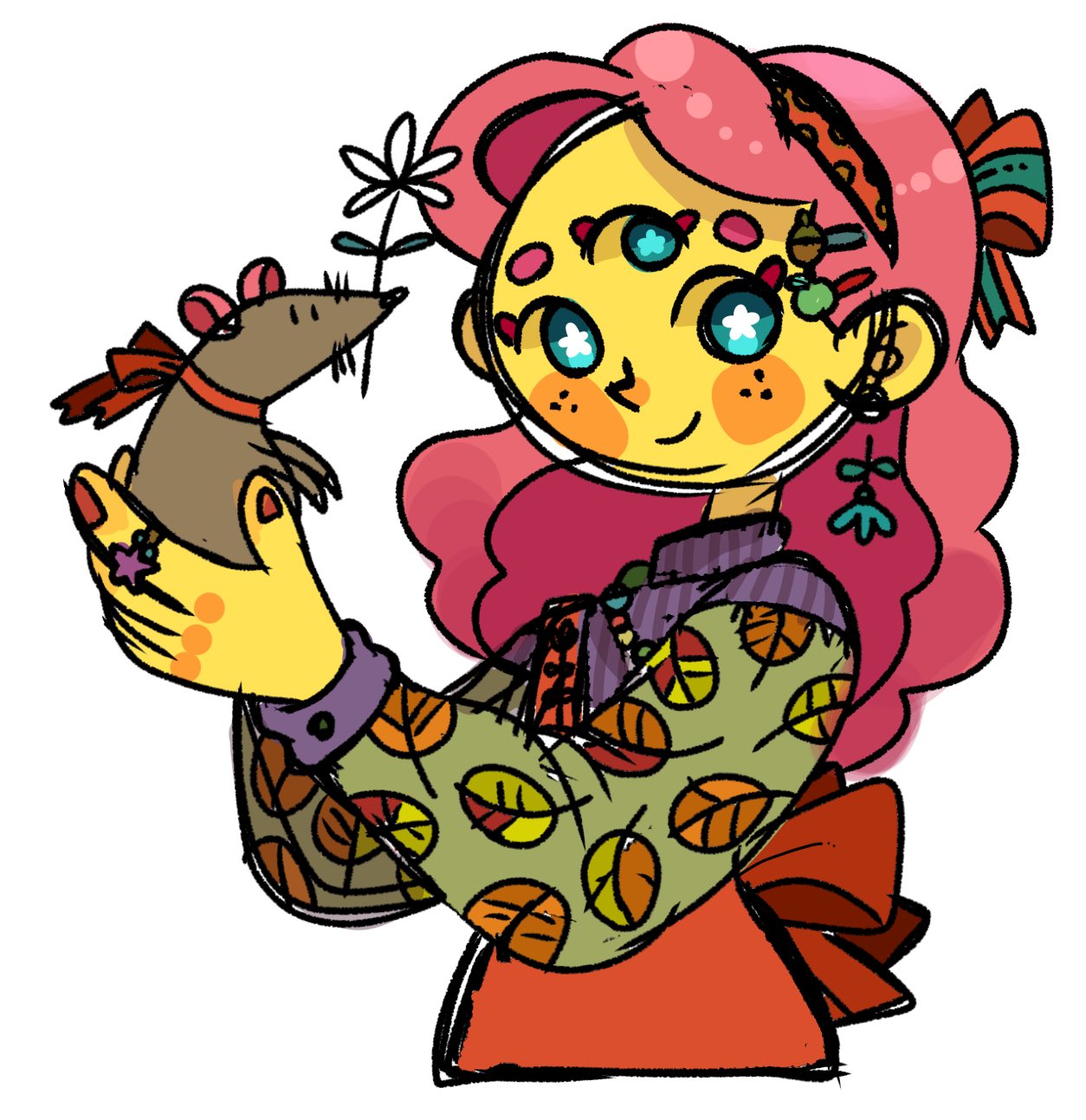 ♡まるまる♡ ポニーテールしたからねー