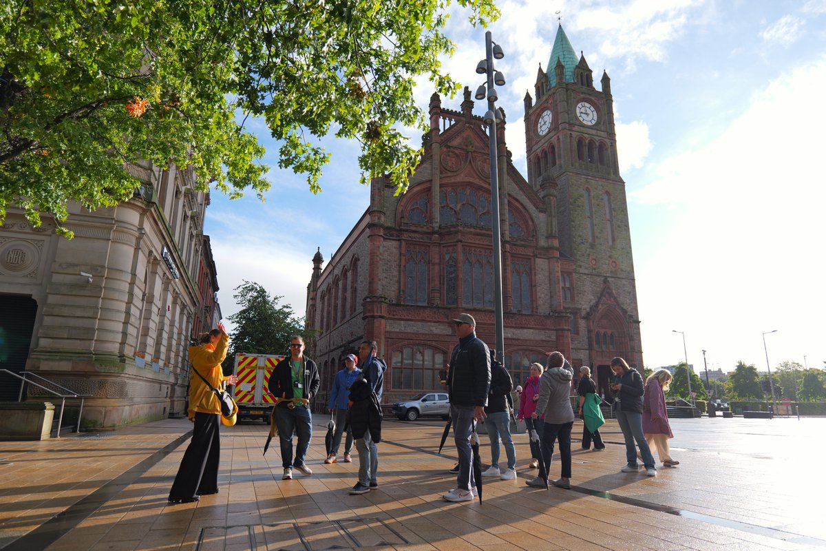 FoylePort's tweet image. We were delighted to welcome a group of senior cruise line representatives from the US &amp;amp; Europe on a special visit to @FoylePort.

The trip, organised by Cruise Ireland, was part of a wider tour of the island showcasing the tourism options and ports that serve as their gateways.