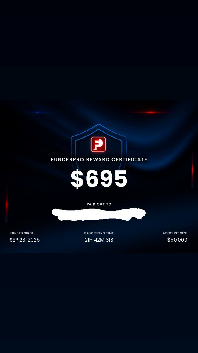 baksouratjumb's tweet image. 50K @FunderProfx Update

Second payout 
#everydaywithdrawls

Thank you so much @FunderProfx @raunitfx @iamowenm

*News ✔️
*MT5✔️
*Daily payout ✔️
And many more 

No drama
You trade
you make a profit
you get paid

Come join us 🚀🚀🚀