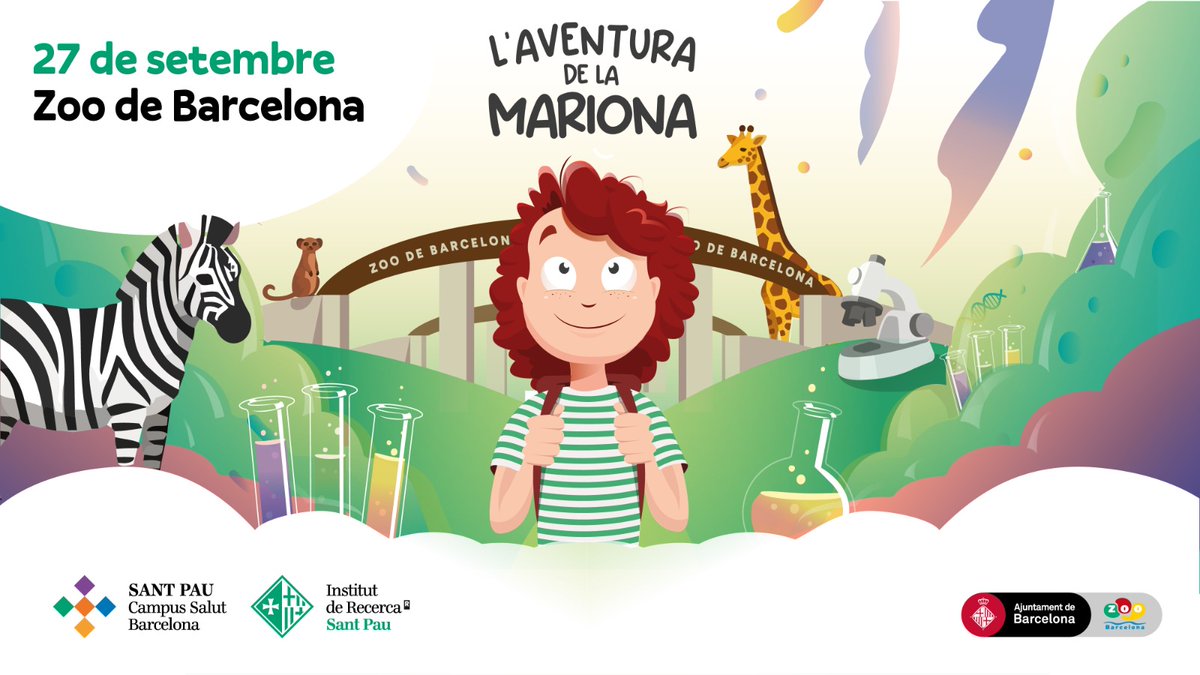Demà, 27 de setembre, torna l’Aventura de la Mariona! 🎊

Acompanyarem la Mariona en una nova missió: activar el cervell! 🧠

🦧Aquest cop ens traslladem al <a href="/ZooBarcelona/">zoobarcelona</a>, una novetat que busca ampliar els espais que acullen aquest projecte i arribar a nous públics en entorns
