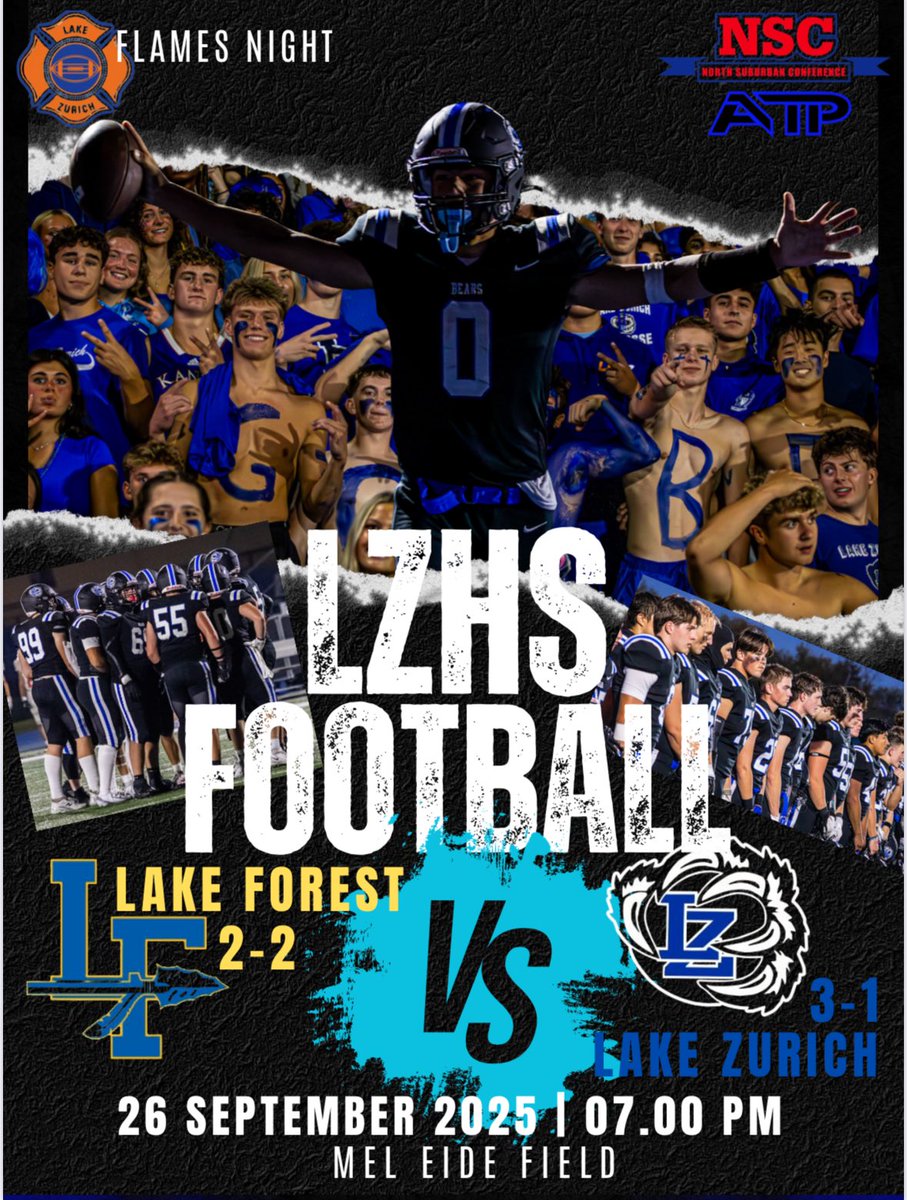 Week 5; LZHS vs. LFHS. The Bears coming off a huge victory last week are geared up and ready for a Friday Night clash. Get there early to see the future bears of LZ-Flames Night! It’s Gameday! ⁦<a href="/LZHSFootball/">LZHS Football</a>⁩ ⁦<a href="/LZHSBEARS/">LZHS BEARS</a>⁩  ⁦<a href="/lzhsathletics/">LZHS Athletics</a>⁩