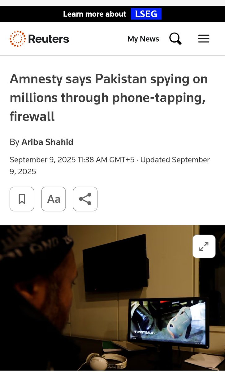 Airakofficial's tweet image. This doesn’t read like Reuters journalism, more like Amnesty’s press handout stamped with Ariba’s name.
@AribaShahid 
#CopyPasteJournalism
#PressReleaseNotReporting
#LazyReporting
#AmnestyEcho