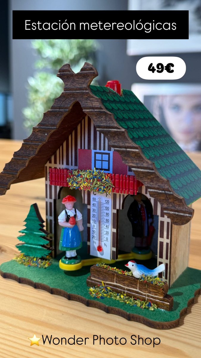 Pues parece que va a salir el sol…. 😌☀️Recibimos nuevas casitas meterológicas, 4 diseños desde 49€
⭐️Wonder Photo Shop 📍Paseo de Ygareda 17 Cabezón de la Sal ☎️942 702 490