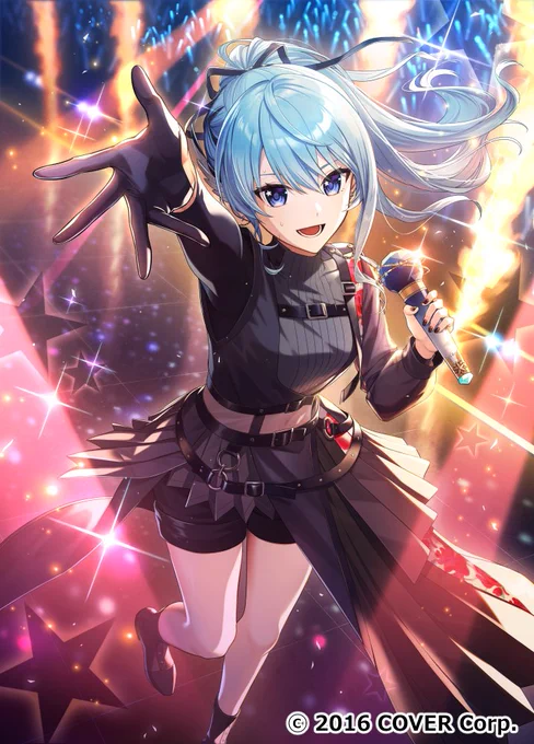 【お仕事告知】9/19発売のhololive OFFICIAL CARD GAME「エンチャントレガリア」収録の星街すいせい様のカードイラストを2点描かせていただきました!よろしくお願いします! #ホロカ #ホロライブ