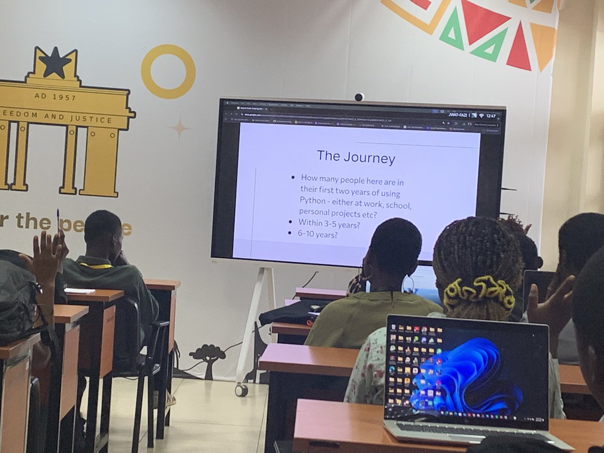 GraceOs56722428's tweet image. First keynote  speaker has begun her talk…
#PyConGhana 
#PythonGhana