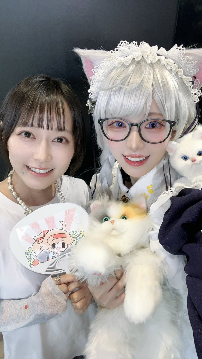 東京ゲームショウ2日目おわったよ！！

そしたらまさかのゆいなさんと会っちゃったー！🥰🤍
京都ぶりに会えて嬉しかった(* ॑꒳ ॑* )♡

 #メタ転 #ぎるぐる #TGS2025
