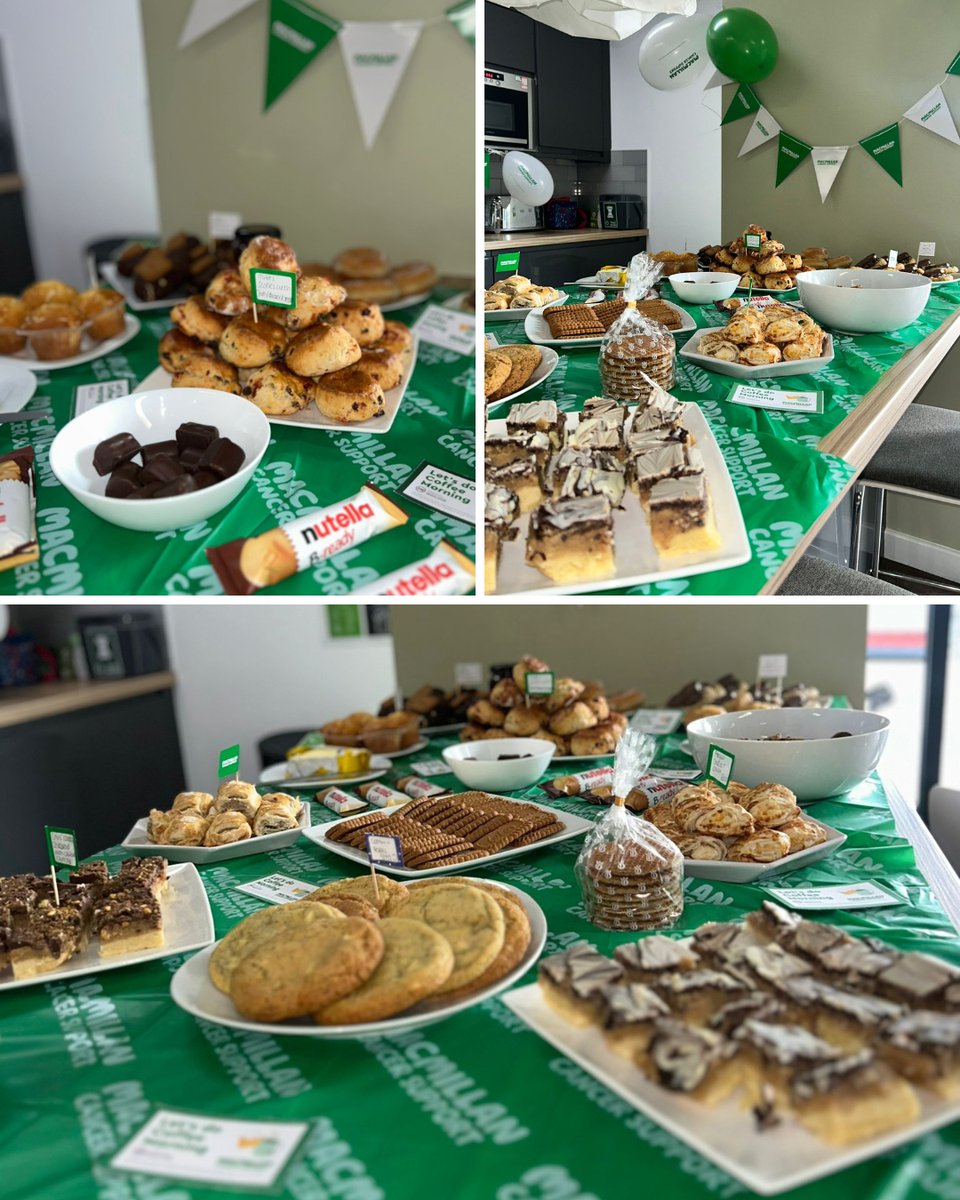 IntegraBuild's tweet image. It&apos;s cake o&apos;clock! 🍰

Our star bakers put on their best aprons and got busy in the kitchen for #MacmillanCoffeeMorning.

All in aid of @macmillancancer and its support for those living with cancer, and their loved ones. ❤️

Great work team! 👏

#WorldsBiggestCoffeeMorning