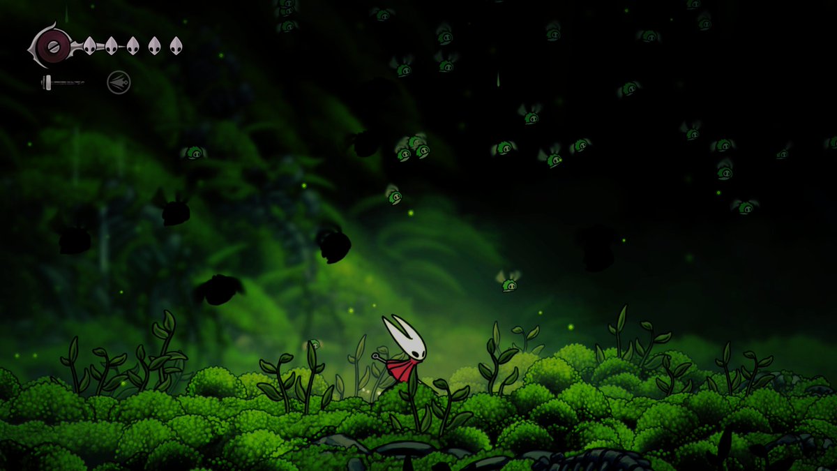 takakurou9's tweet image. 『Hollow Knight: Silksong』🎮
クリアー‼️真エンド👍
今回は頂を目指して🔝エレガントなホーネットと怪しく幻想的な世界🌌操作性良好でサクサク動く。やっぱりベンチは遠いっ🥹
タイマンでガチるボスめちゃ楽しい。とにかくスゴイ達成感😊
#PCGamePass