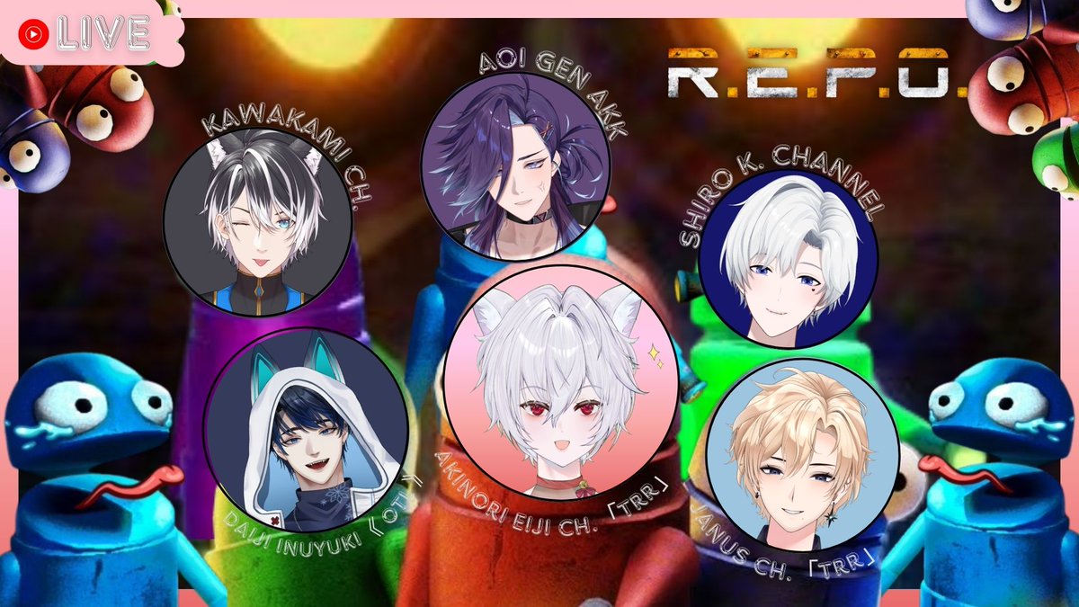 【🔴LIVE】R.E.P.O ยอดนักจู๊คขโมยของ with Vtuber friends #TerritoryProject

⏰วันนี้ เวลา 20:00 น.
youtube.com/watch?v=HgoQiN…

#Vtuber #VtuberTH #EijiTRR #EijiLive