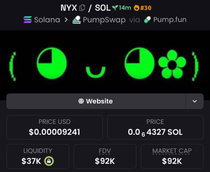 gridalpha0's tweet image. Alpha call on $NYX at $92k mcap in the TG! 🚀 Early spotlight, huge potential for gains! 💸 Let&apos;s see this play deliver! 

#NYX #AlphaTG #CryptoCalls #EarlyMover #CryptoOpportunity