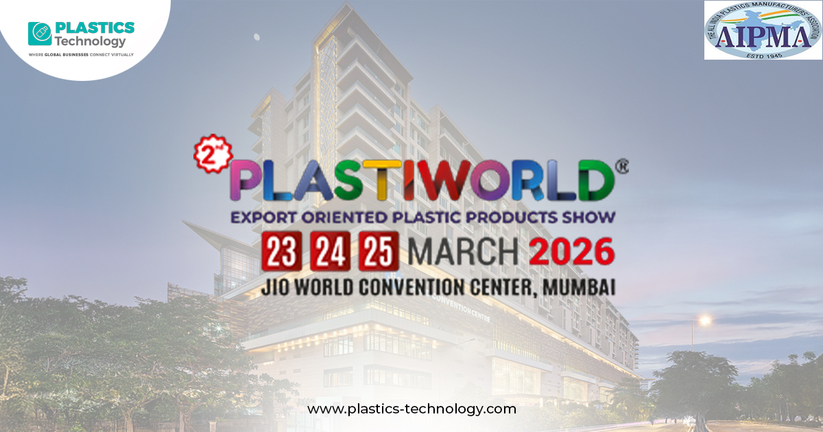 PlasticsTech's tweet image. All India Plastics Manufacturers Association (AIPMA) presents the 2nd edition of Plastiworld, an exclusive export-oriented plastics product showcase, happening from March 23-25, 2026 at the Jio Convention Centre, Mumbai.
More details: plastics-technology.com/events/plastiw…
#TradeFair #AIPMA