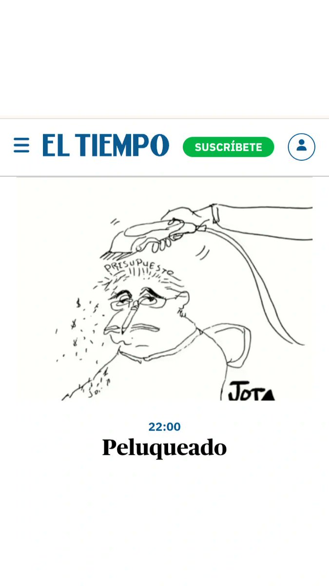 Peluqueado 
#caricaturasdejota
Presupuesto