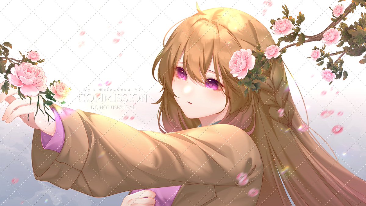 Bust-Up Commission (*‘ω‘ *)💕  Thank you so muchh for purchasing! ♡
VGen: vgen.co/cloudesu_45 

#VGenComms #VGenOpen #commission #commissionopen #anime #illustration