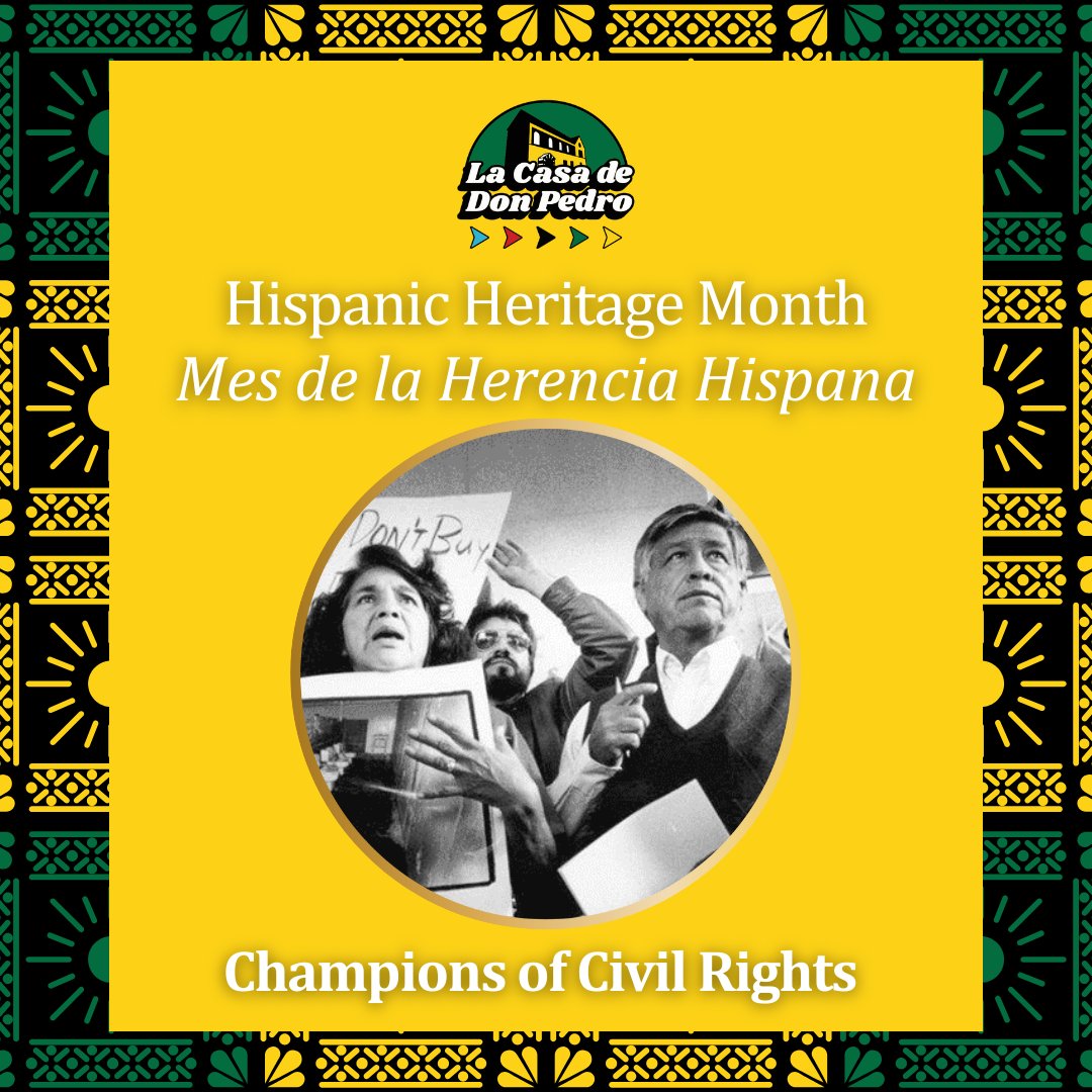 Latinos have been trailblazers in the fight for U.S. civil rights—leading labor movements, advancing desegregation, and expanding access to education. This Hispanic Heritage Month, we honor their vision and lasting impact. 📚 

#HispanicHeritageMonth #Palante #LaCasaDeDonPedro