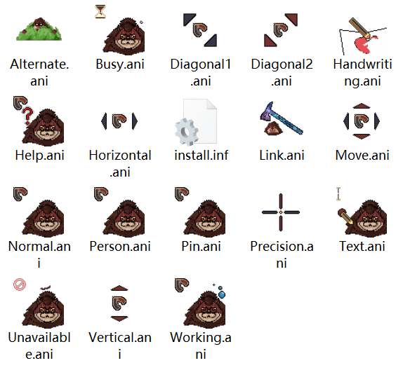 草垛子鼠标指针新鲜出炉，好想玩三角洲好想要黑海🤤