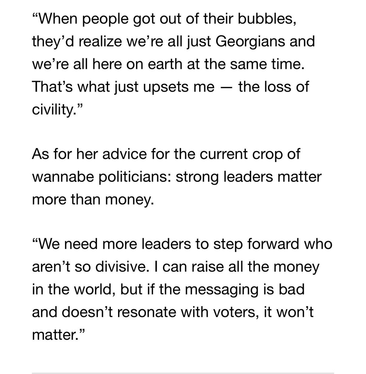 “I can raise all the money in the world, but if the messaging is bad and doesn’t resonate with voters, it won’t matter.” A veteran Georgia strategist calls it quits, leaving with a message to her industry. #gapol