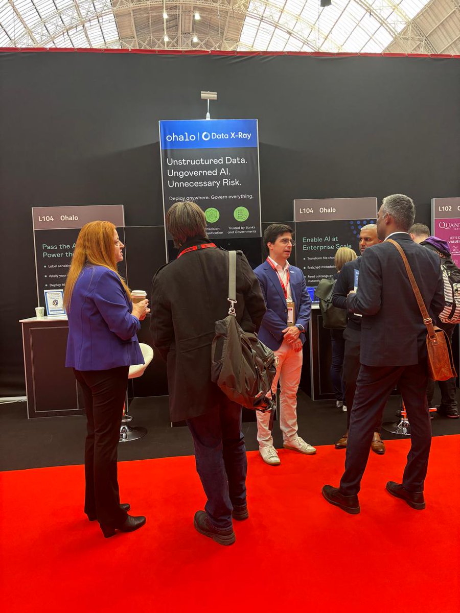 ohalo_tech's tweet image. #UnstructuredData is the frontier for #AIReadiness. 
We couldn’t meet everyone as schedules were full, keynotes were running, and our team was in back-to-back conversations. If we missed you, let’s continue the discussion online: hubs.la/Q03L6Q400 #BigDataLDN