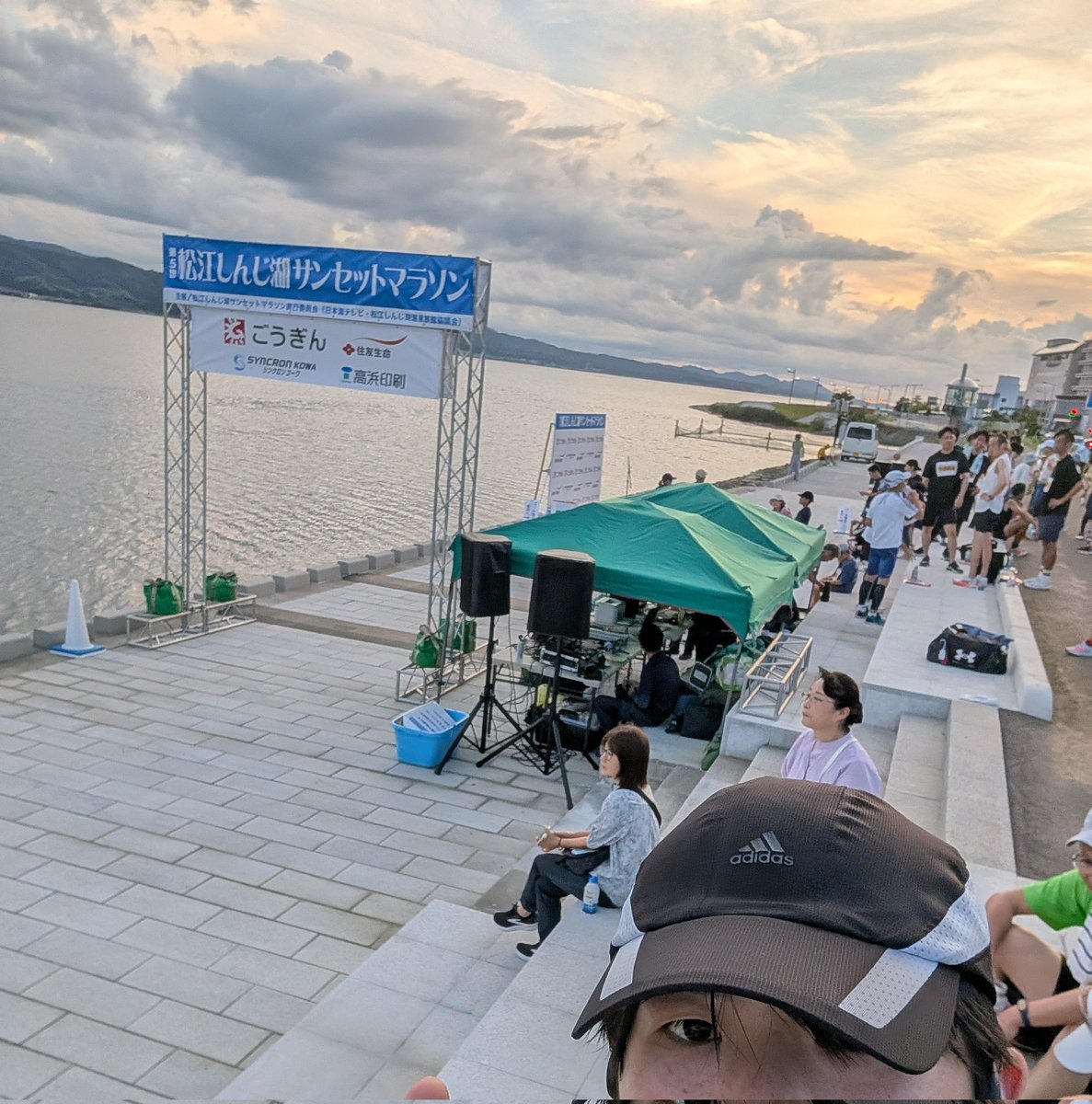 かんそー
＃松江しんじ湖サンセットマラソン