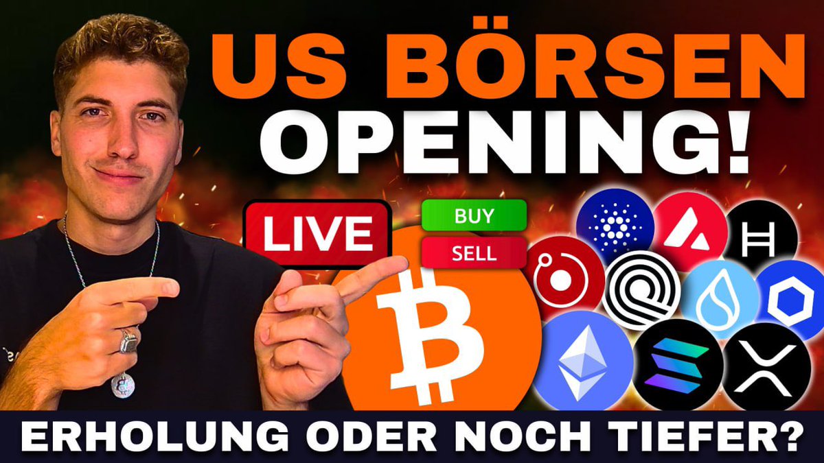 CryptoWallSt_'s tweet image. 🚨 Ab 14:00 Uhr LIVE!

👉 Bitcoin &amp;amp; Crypto Live Trading auf der Crypto Wall Street

⏰ 14:30 Uhr: US-Inflationszahlen
⏰ 15:30 Uhr: US-Börsen Opening

📈 Gemeinsam den Markt verfolgen, Trading-Chancen nutzen &amp;amp; live diskutieren!

🔴 Jetzt einschalten: youtube.com/live/Mu9Hfw3N_…
