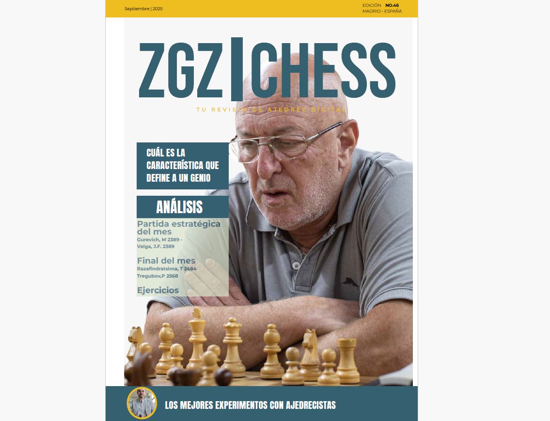 Os acabamos de enviar el último número de nuestra revista. Si todavía no la recibes recuerda que es GRATIS. Para apuntarte solo entra en thezugzwangblog.com - te aparecerá un banner, te apuntas y ¡listo!