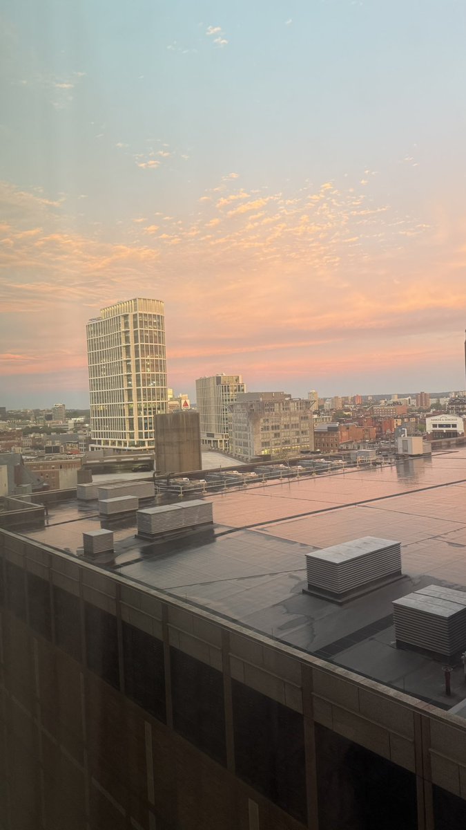 wapple15's tweet image. Good morning from #Boston &amp;amp; some sunshine to highlight the dirty hotel windows…😆