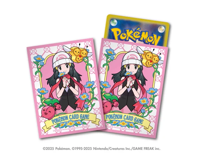 【Work】 本日9月26日発売 ポケモンカードゲーム 周辺グッズ 「デッキシールド・ヒカリ」「デッキケース・ヒカリ」のイラストを担当しました #ポケカ #ポケモンカード