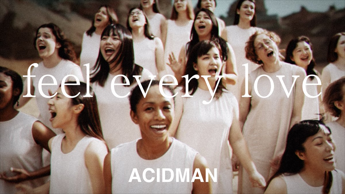 ACIDMAN_staff's tweet photo. 💫10/29発売 #ACIDMAN 13thアルバム『光学』
リード曲「feel every love」MV公開！

楽曲のテーマをより深く、そして壮大に描き出した映像作品。
本物のゴスペルクワイアを迎え、その魂を揺さぶる歌声とパフォーマンスが映像の熱量を一気に引き上げ、楽曲が持つワールドワイドな雰囲気を一層際立たせています。
「人類愛」をテーマにした楽曲の持つポジティブなエネルギーと映像美が融合し、「世界の平和」を願う作品が完成いたしました。

ぜひご覧ください！

https://t.co/WFJaYBvUFn