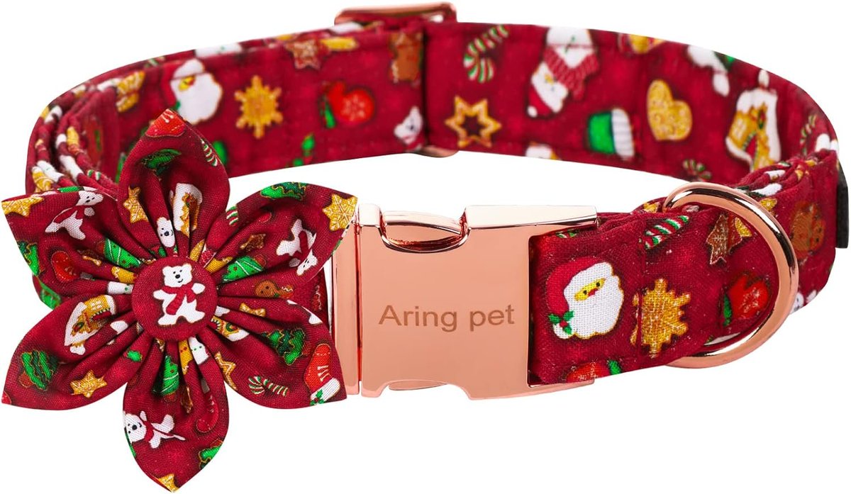 notomissdeals's tweet image. ARING PET Christmas Dog Collar, Cute Xmas Tree Red Santa Claus Detachable Flower Pet Collar with Metal Buckle for Puppy Small Medium Large Boy Girl Dog-XS

Price :  $7.49

sovrn.co/1d8hsrh

#ad #coller 

Image Credit : amazon