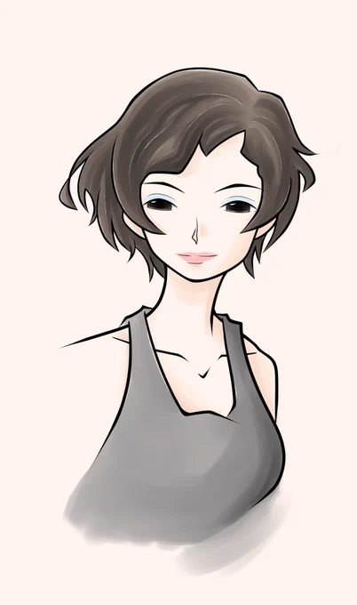 今日もお疲れさんだったねぇ #一次創作 #イラスト