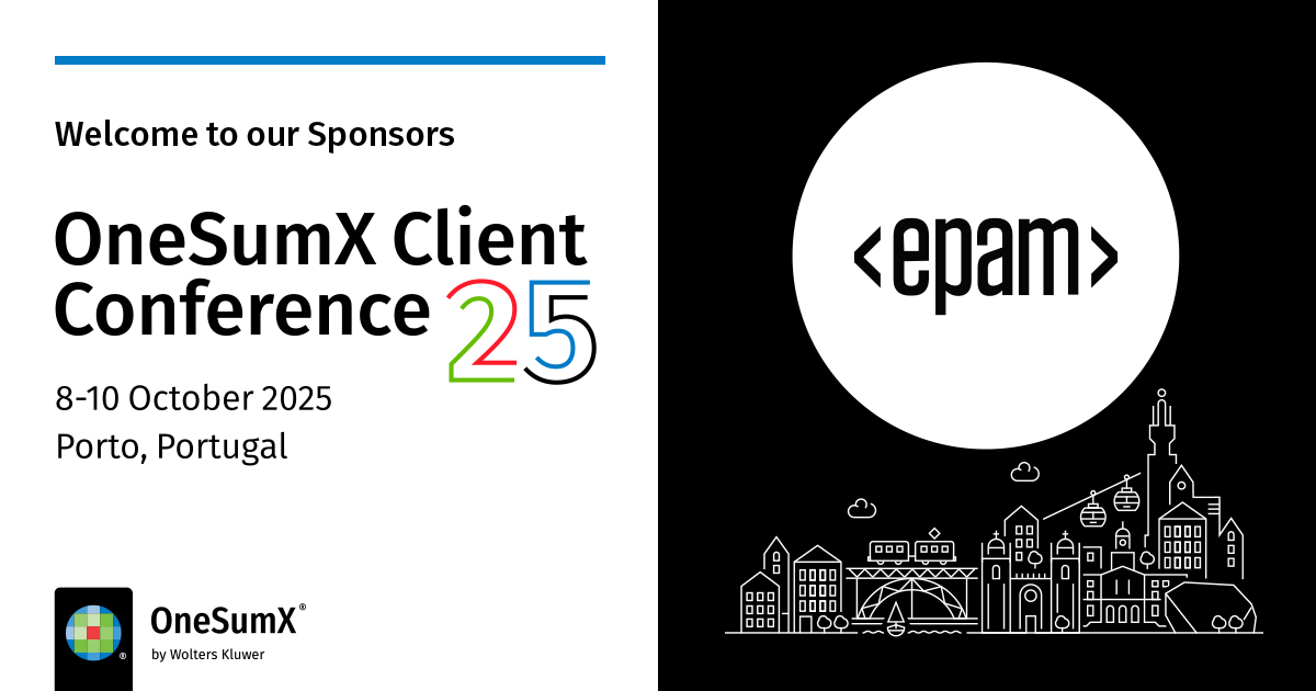 OneSumX_FRR's tweet image. We’re excited to welcome @EPAMSystems  as a gold sponsor of the OneSumXClientConference2025!

EPAM joins us on the panel “From Data to Decision – Automating Finance, Risk, and Reporting”, where we’ll explore how banks are rethinking compliance for a data-first world.

Thank you…