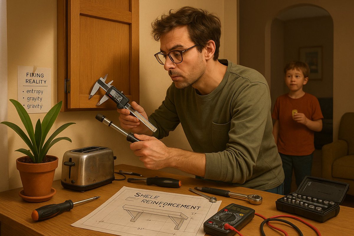 PRVEngineering's tweet image. Engineers don&apos;t clock out.
They just start fixing stuff at home.
Like cupboard doors. And reality.

#HappyFriday everyone, and thanks again for always engaging with us. We appreciate all of you 🙏🙂

#EngineerBrain #WeekendMode