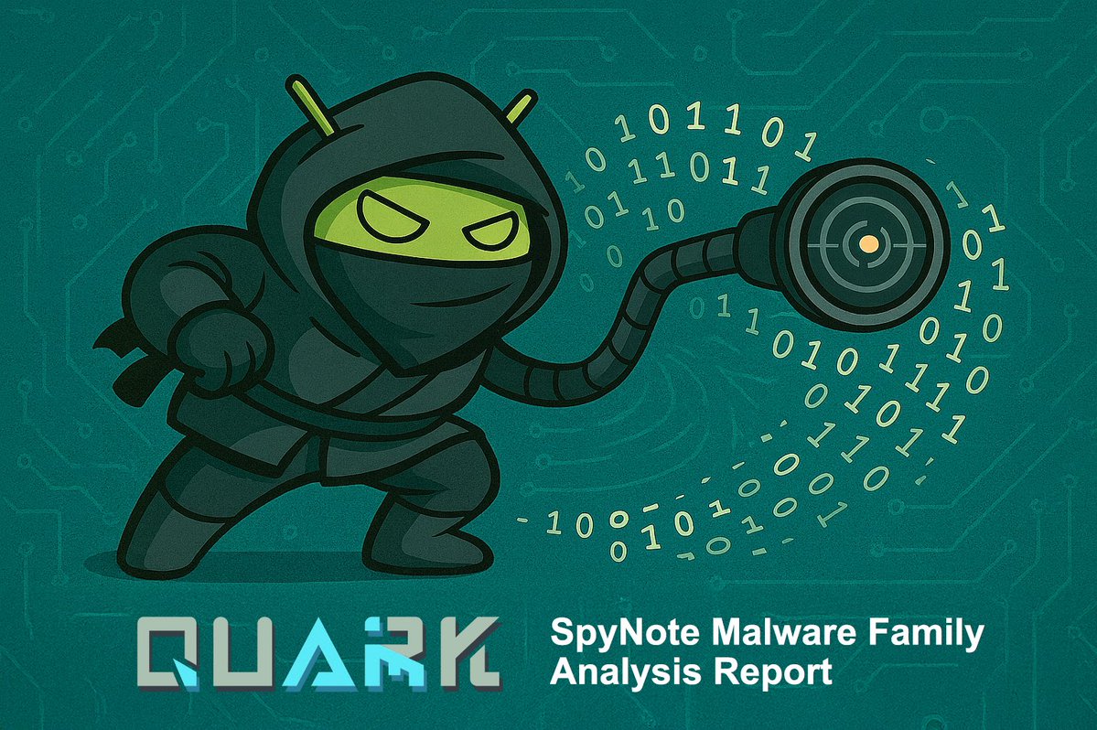 quarkengine's tweet image. 🎉 4 new rules added and 238 rules updated for the #SpyNote malware family. We're moving toward practical, powerful tools — thanks for your continued support!
🙏 Thanks to @zorro_wang !
🔗 Report: reurl.cc/QaqnQZ