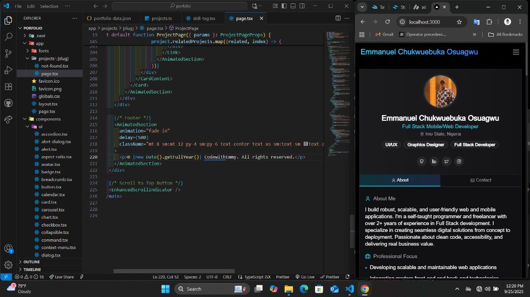 code_with_emmy's tweet image. My Portfolio 💼