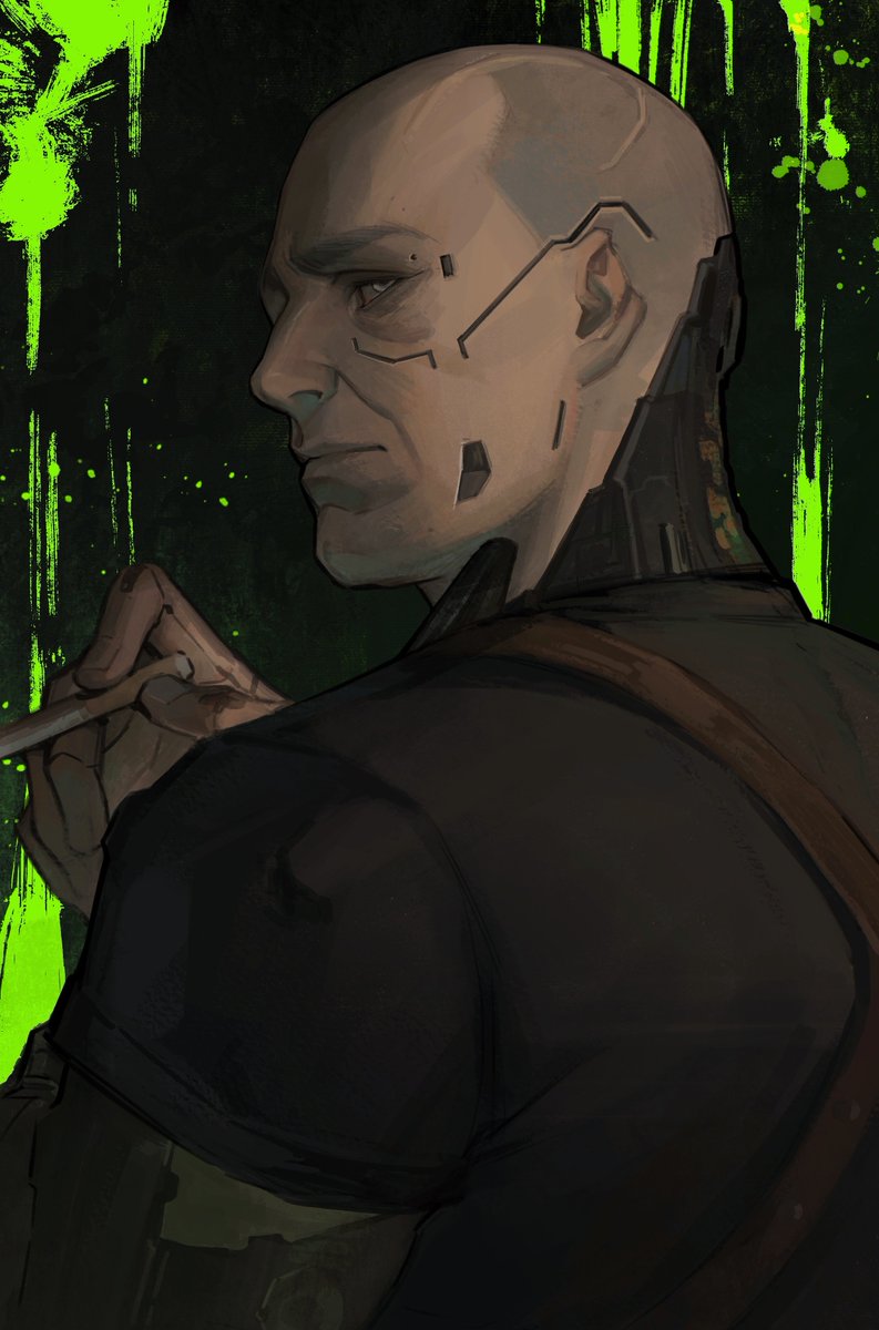 I always look good in green. 🦾

Fanart by <a href="/suansusu/">酸素</a>