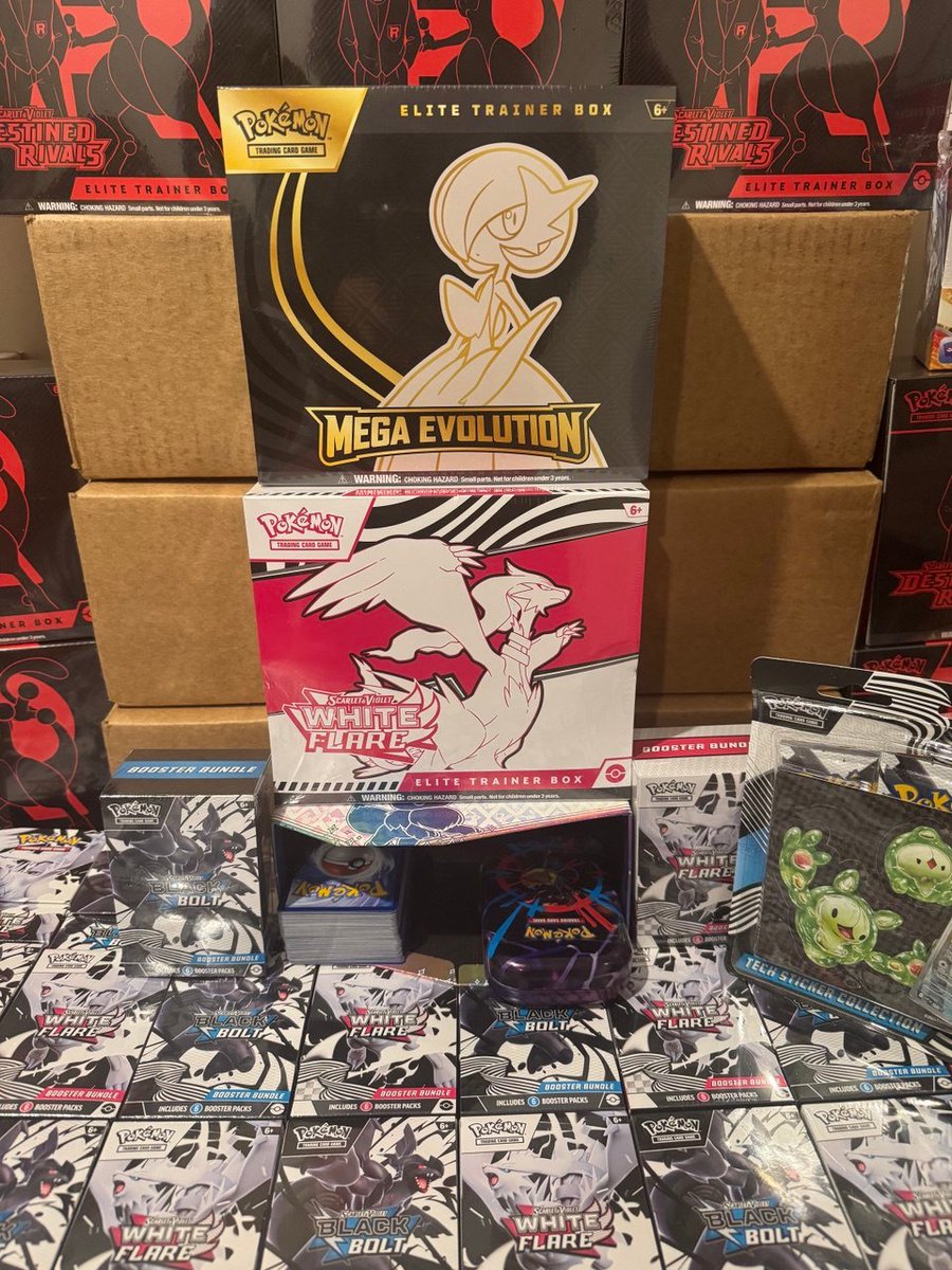 We are LIVE on <a href="/Whatnot/">Whatnot</a> right now with the new <a href="/PokemonTCG/">Pokémon TCG</a> Mega Evolution!

Tune in and take a shot at the new Mega Lucario EX and Mega Gardevoir EX cards 👇

whatnot.com/live/68d054a9-…