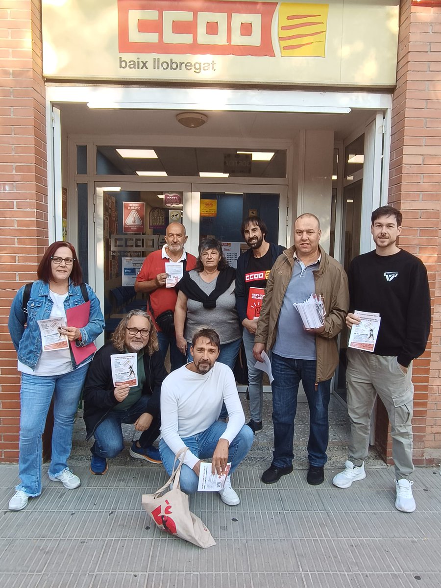 Avui el nostre equip d'extensió sindical ha estat visitant empreses de Martorell i Sant Andreu de la Barca. Hem estat parlant amb els treballadors i treballadores sobre els avantatges de l'afiliació a CCOO 

Unir forces és clau per defensar i millorar els nostres drets laborals.