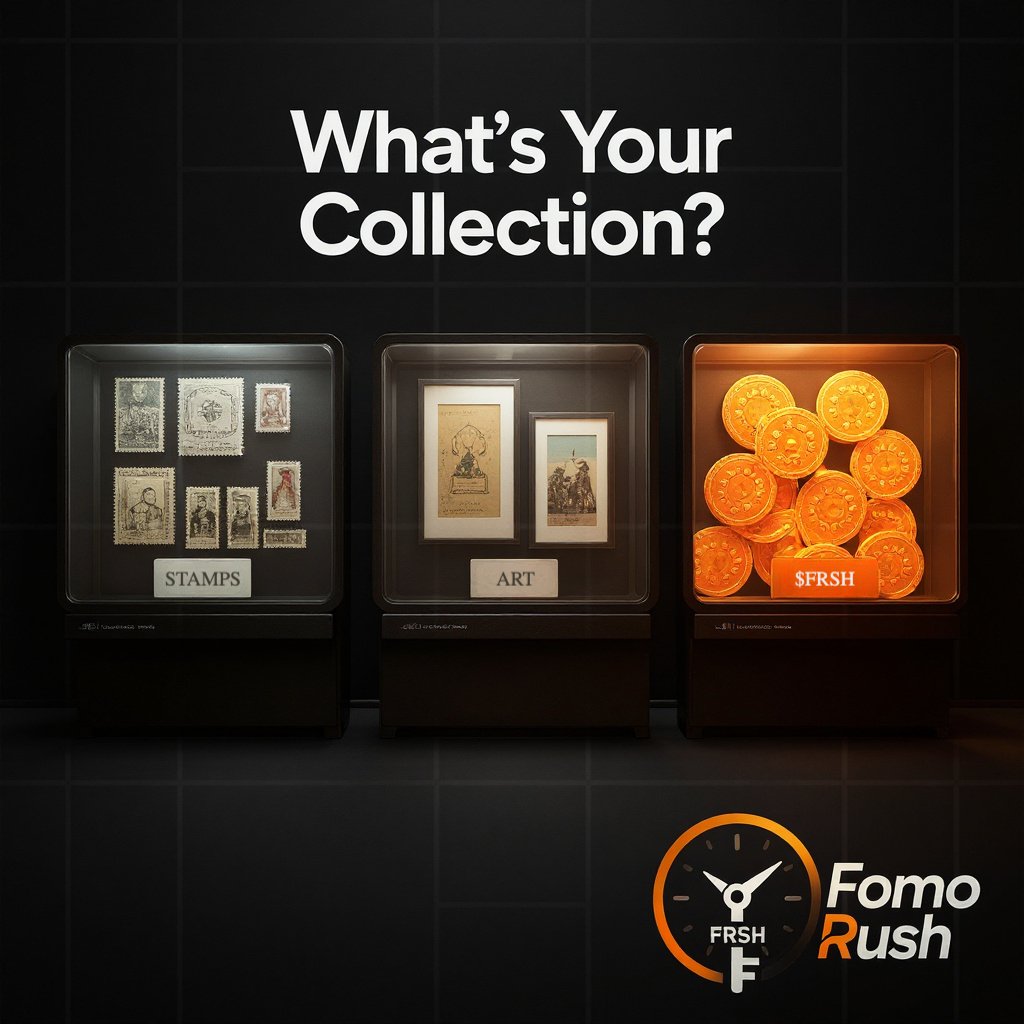 FomoRush's tweet image. Some people collect stamps.
Others collect art.
Smart people collect FRSH at 0.005 TON.
What&apos;s your collection strategy?
Drop your approach below 💎
#FomoRush #CryptoStrategy #TON