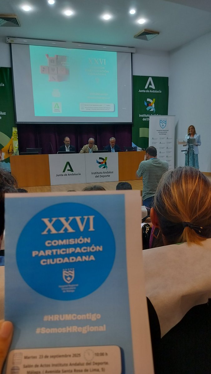 Asistimos a la XXVI Comisión de Participación Ciudadana de <a href="/HRegionalMalaga/">Hospital Regional Universitario Málaga</a>, un espacio referente de trabajo y colaboración entre asociaciones, instituciones y profesionales de la salud.

Gracias por contar con nosotros 🧡

#JuntosSumamos