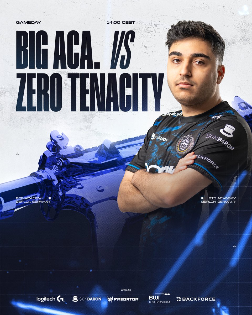 Double BIG Action ⚔️

Academy 🆚 <a href="/Z10esports/">Z10 Esports</a> 
Main Team 🆚 <a href="/500esports/">500</a> 

Come support our boys 🔥🇩🇪