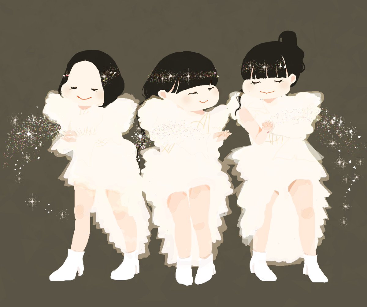 あの日の　僕たちが　巡ループ
#Perfume_fanart #prfm #perfume_um