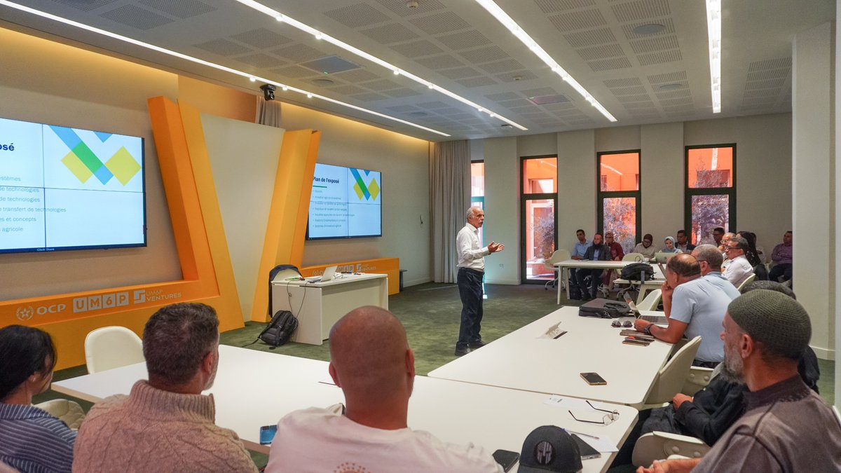 UM6P_IE_Lab's tweet image. The Innovation and Entrepreneurship Lab at UM6P organized a #TAGDev2 workshop on Sept. 11, aiming to strengthen agricultural technology transfer and build a strategic alliance to boost the olive and MAP sectors