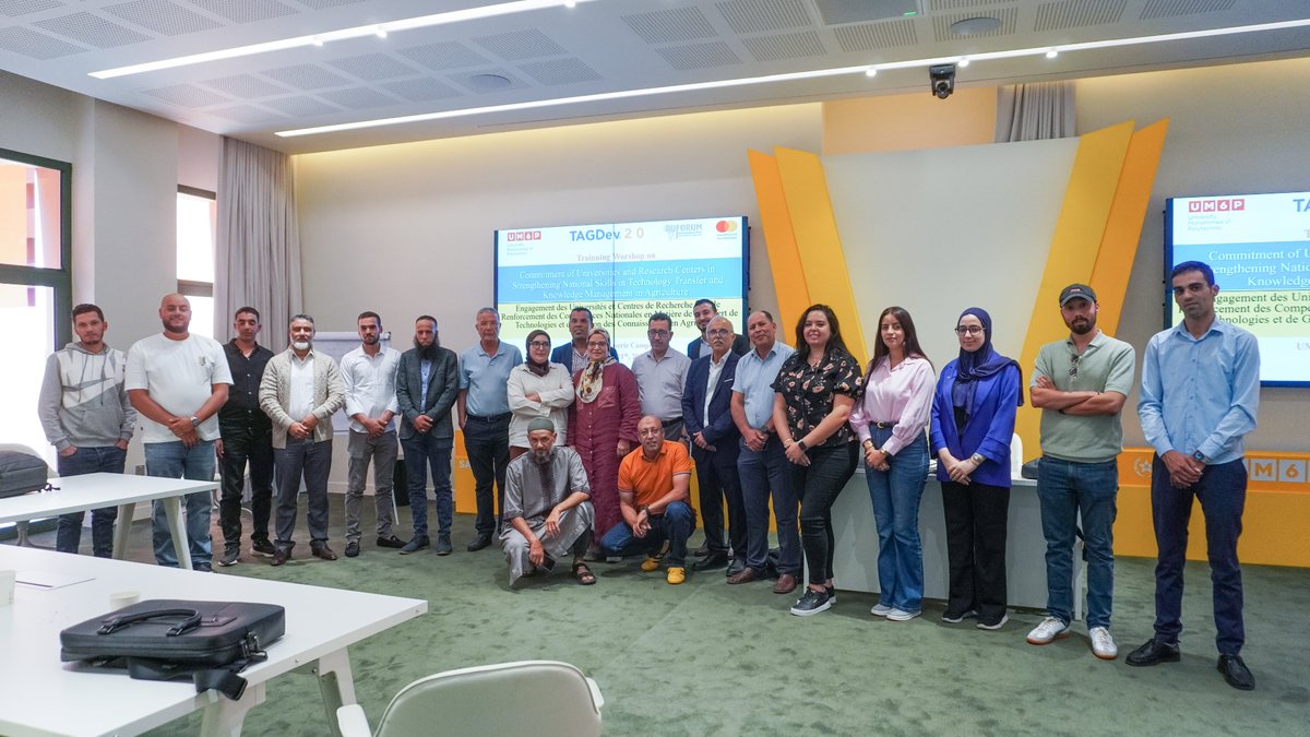 UM6P_IE_Lab's tweet image. The Innovation and Entrepreneurship Lab at UM6P organized a #TAGDev2 workshop on Sept. 11, aiming to strengthen agricultural technology transfer and build a strategic alliance to boost the olive and MAP sectors